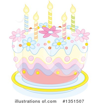 Royalty-Free (RF) Cake Clipart Illustration by Alex Bannykh - Stock Sample #1351507