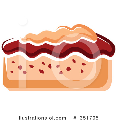 Royalty-Free (RF) Cake Clipart Illustration by Vector Tradition SM - Stock Sample #1351795
