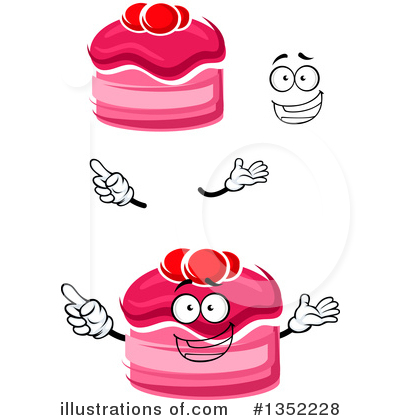 Royalty-Free (RF) Cake Clipart Illustration by Vector Tradition SM - Stock Sample #1352228