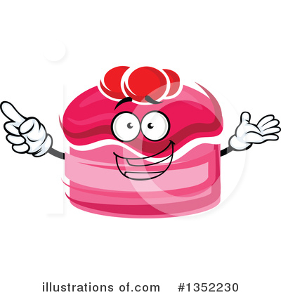 Royalty-Free (RF) Cake Clipart Illustration by Vector Tradition SM - Stock Sample #1352230