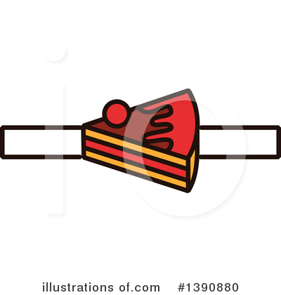 Royalty-Free (RF) Cake Clipart Illustration by Vector Tradition SM - Stock Sample #1390880