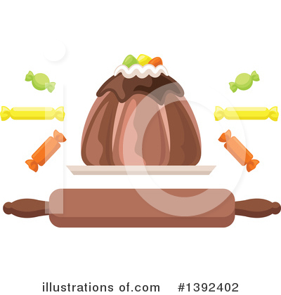 Royalty-Free (RF) Cake Clipart Illustration by Vector Tradition SM - Stock Sample #1392402