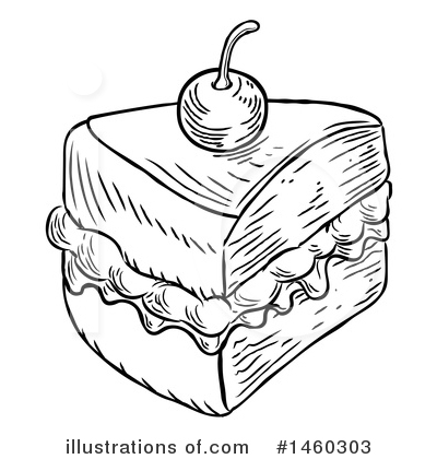 Royalty-Free (RF) Cake Clipart Illustration by AtStockIllustration - Stock Sample #1460303