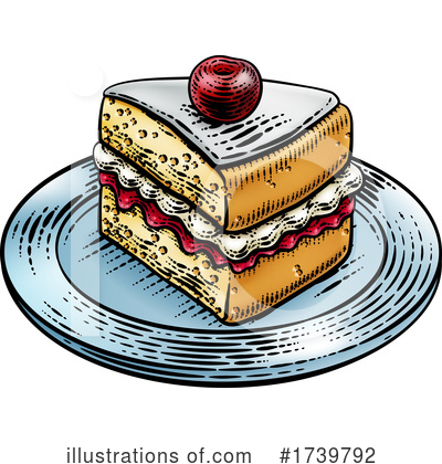 Royalty-Free (RF) Cake Clipart Illustration by AtStockIllustration - Stock Sample #1739792