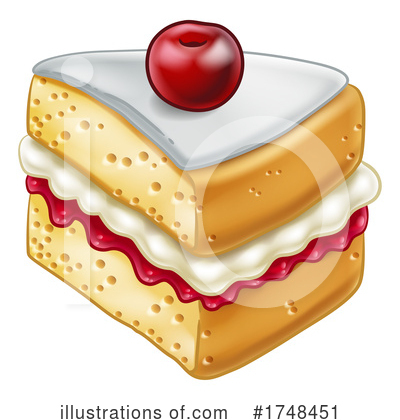 Royalty-Free (RF) Cake Clipart Illustration by AtStockIllustration - Stock Sample #1748451