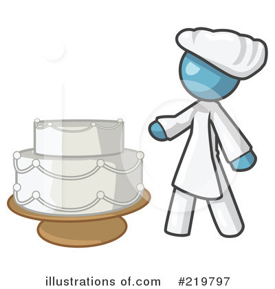 Royalty-Free (RF) Cake Clipart Illustration by Leo Blanchette - Stock Sample #219797