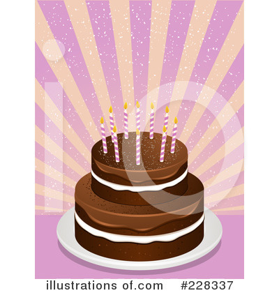Royalty-Free (RF) Cake Clipart Illustration by elaineitalia - Stock Sample #228337