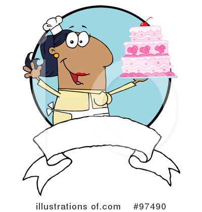 Royalty-Free (RF) Cake Clipart Illustration by Hit Toon - Stock Sample #97490
