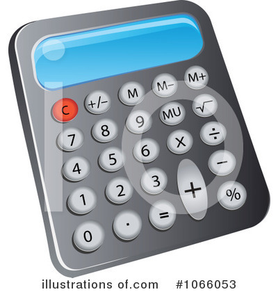 Royalty-Free (RF) Calculator Clipart Illustration by Vector Tradition SM - Stock Sample #1066053