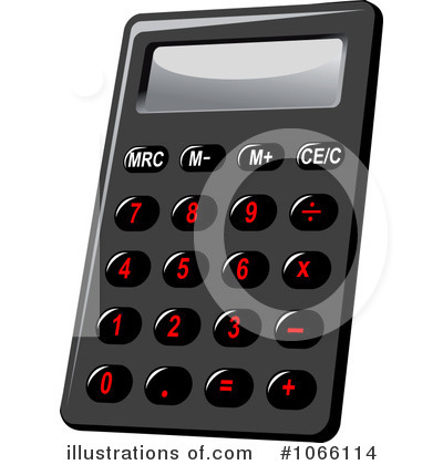 Royalty-Free (RF) Calculator Clipart Illustration by Vector Tradition SM - Stock Sample #1066114