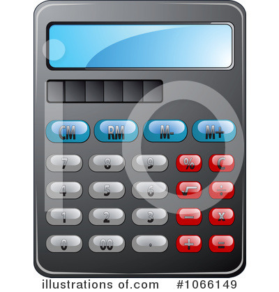 Royalty-Free (RF) Calculator Clipart Illustration by Vector Tradition SM - Stock Sample #1066149