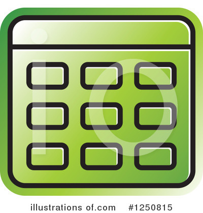 Royalty-Free (RF) Calculator Clipart Illustration by Lal Perera - Stock Sample #1250815