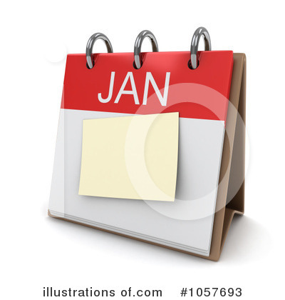 Royalty-Free (RF) Calendar Clipart Illustration by BNP Design Studio - Stock Sample #1057693