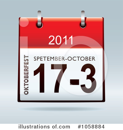 Royalty-Free (RF) Calendar Clipart Illustration by michaeltravers - Stock Sample #1058884