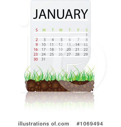 Royalty-Free (RF) Calendar Clipart Illustration by Andrei Marincas - Stock Sample #1069494