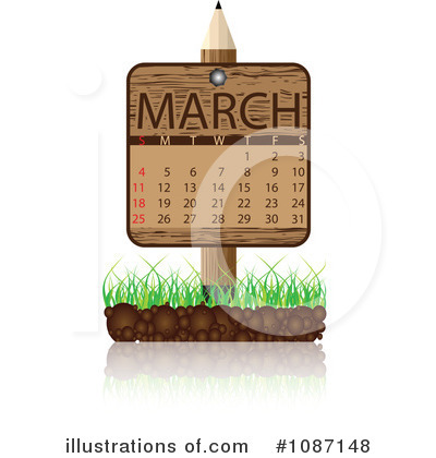 Royalty-Free (RF) Calendar Clipart Illustration by Andrei Marincas - Stock Sample #1087148