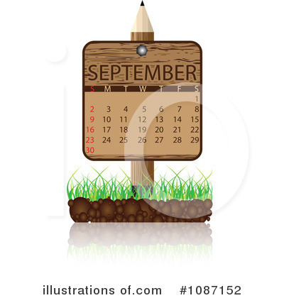 Royalty-Free (RF) Calendar Clipart Illustration by Andrei Marincas - Stock Sample #1087152