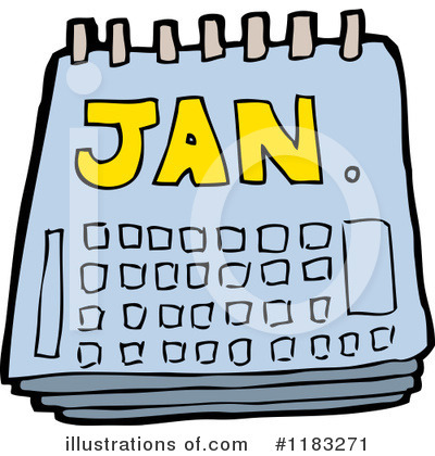 Royalty-Free (RF) Calendar Clipart Illustration by lineartestpilot - Stock Sample #1183271