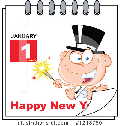 Royalty-Free (RF) Calendar Clipart Illustration by Hit Toon - Stock Sample #1218750