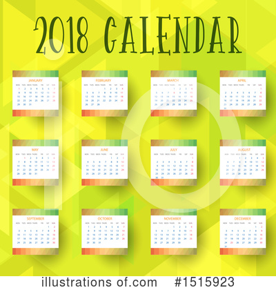 Royalty-Free (RF) Calendar Clipart Illustration by KJ Pargeter - Stock Sample #1515923
