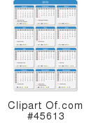 Calendar Clipart #45613 by Michael Schmeling