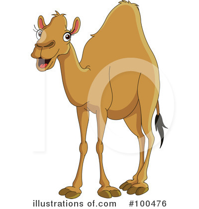 Royalty-Free (RF) Camel Clipart Illustration by yayayoyo - Stock Sample #100476