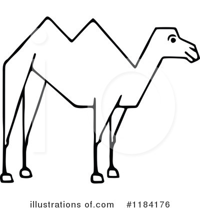 Royalty-Free (RF) Camel Clipart Illustration by Prawny Vintage - Stock Sample #1184176