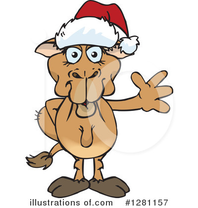 Royalty-Free (RF) Camel Clipart Illustration by Dennis Holmes Designs - Stock Sample #1281157