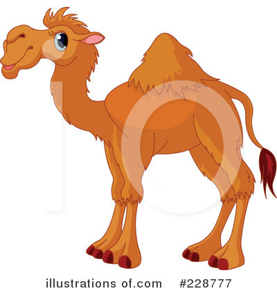 Royalty-Free (RF) Camel Clipart Illustration by Pushkin - Stock Sample #228777