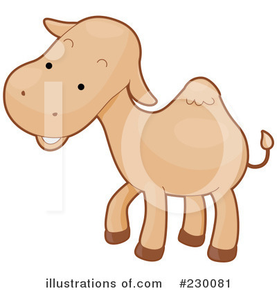 Royalty-Free (RF) Camel Clipart Illustration by BNP Design Studio - Stock Sample #230081