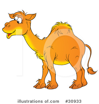 Royalty-Free (RF) Camel Clipart Illustration by Alex Bannykh - Stock Sample #30933