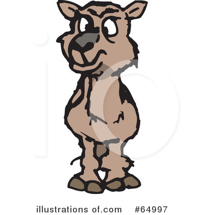 Royalty-Free (RF) Camel Clipart Illustration by Dennis Holmes Designs - Stock Sample #64997