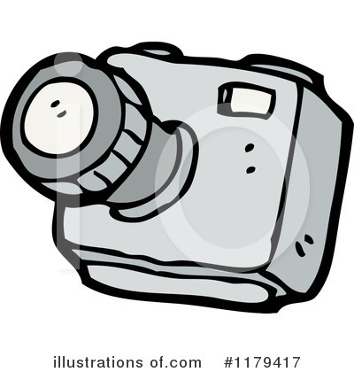 Royalty-Free (RF) Camera Clipart Illustration by lineartestpilot - Stock Sample #1179417
