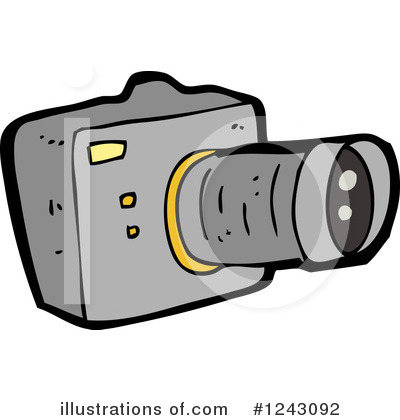 Royalty-Free (RF) Camera Clipart Illustration by lineartestpilot - Stock Sample #1243092