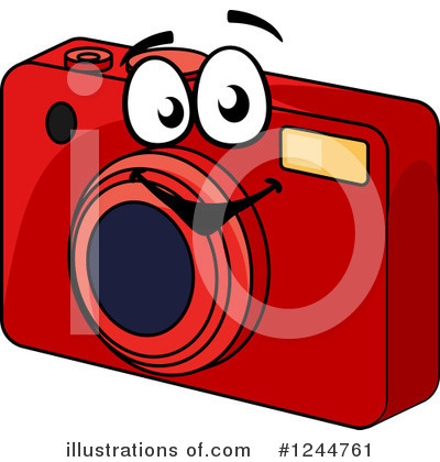 Royalty-Free (RF) Camera Clipart Illustration by Vector Tradition SM - Stock Sample #1244761