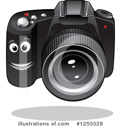 Royalty-Free (RF) Camera Clipart Illustration by Vector Tradition SM - Stock Sample #1255528