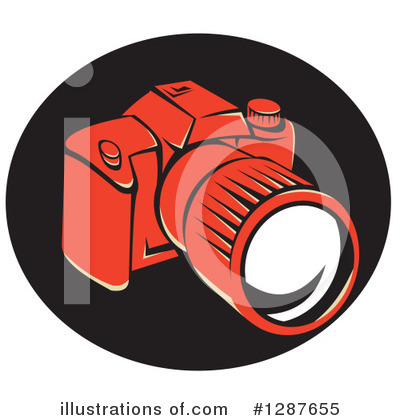 Royalty-Free (RF) Camera Clipart Illustration by patrimonio - Stock Sample #1287655