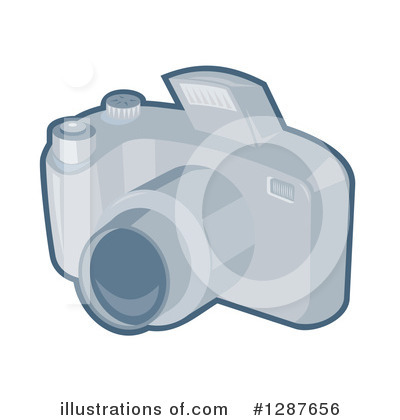 Royalty-Free (RF) Camera Clipart Illustration by patrimonio - Stock Sample #1287656