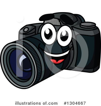Royalty-Free (RF) Camera Clipart Illustration by Vector Tradition SM - Stock Sample #1304667
