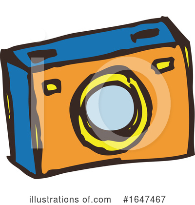 Camera Clipart #1647467 by Cherie Reve