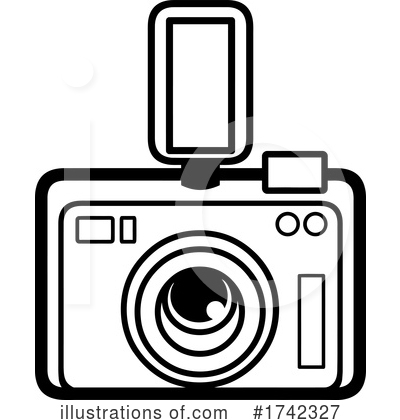 Royalty-Free (RF) Camera Clipart Illustration by Hit Toon - Stock Sample #1742327