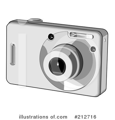 Royalty-Free (RF) Camera Clipart Illustration by patrimonio - Stock Sample #212716
