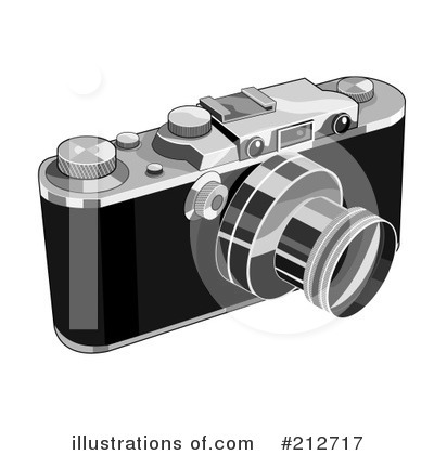 Royalty-Free (RF) Camera Clipart Illustration by patrimonio - Stock Sample #212717