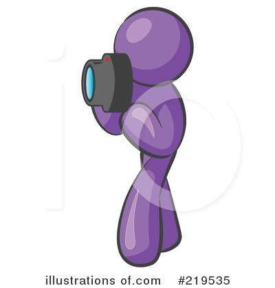 Royalty-Free (RF) Camera Clipart Illustration by Leo Blanchette - Stock Sample #219535