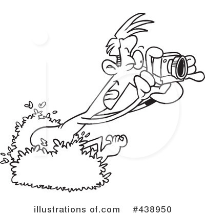 Royalty-Free (RF) Camera Clipart Illustration by toonaday - Stock Sample #438950