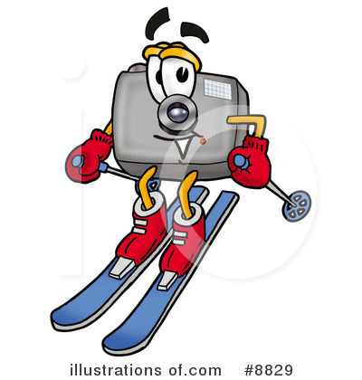 Royalty-Free (RF) Camera Clipart Illustration by Mascot Junction - Stock Sample #8829