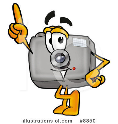 Royalty-Free (RF) Camera Clipart Illustration by Mascot Junction - Stock Sample #8850