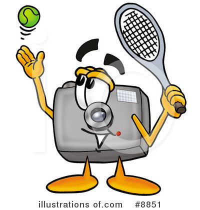 Royalty-Free (RF) Camera Clipart Illustration by Mascot Junction - Stock Sample #8851