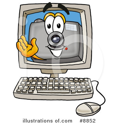 Royalty-Free (RF) Camera Clipart Illustration by Mascot Junction - Stock Sample #8852