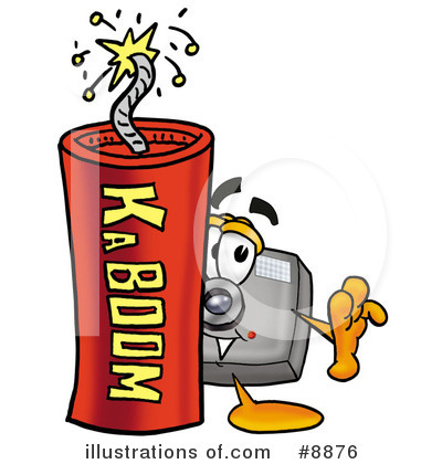 Royalty-Free (RF) Camera Clipart Illustration by Mascot Junction - Stock Sample #8876